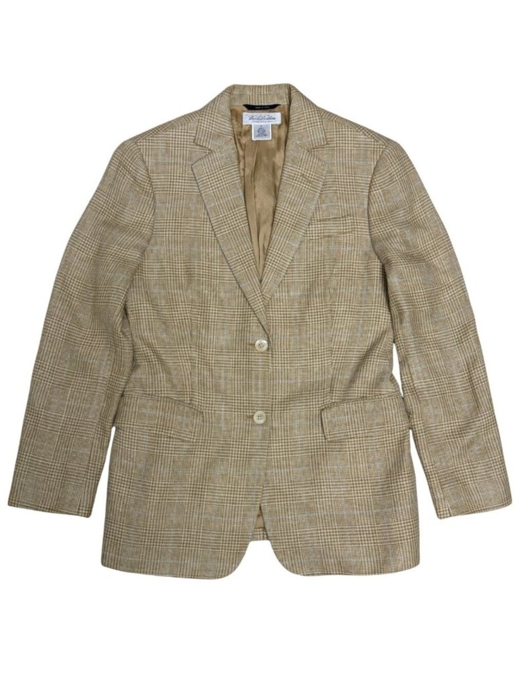 BROOKS BROTHERS Vintage Blazer SILK / LINEN / WOOL Luxury Italy Jacket Womens 6